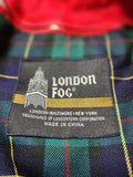 Vintage London Fog Plaid Suede Jacket - Women's Medium