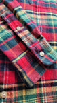 Polo Ralph Lauren Plaid Flannel Custom Fit Button-Up Shirt - Men's Size Medium