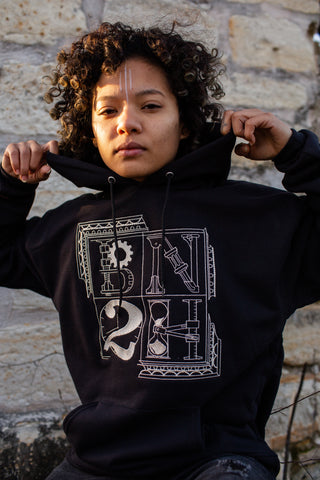 BN2H "aLLchemy" Embroidered Hoodie - Black